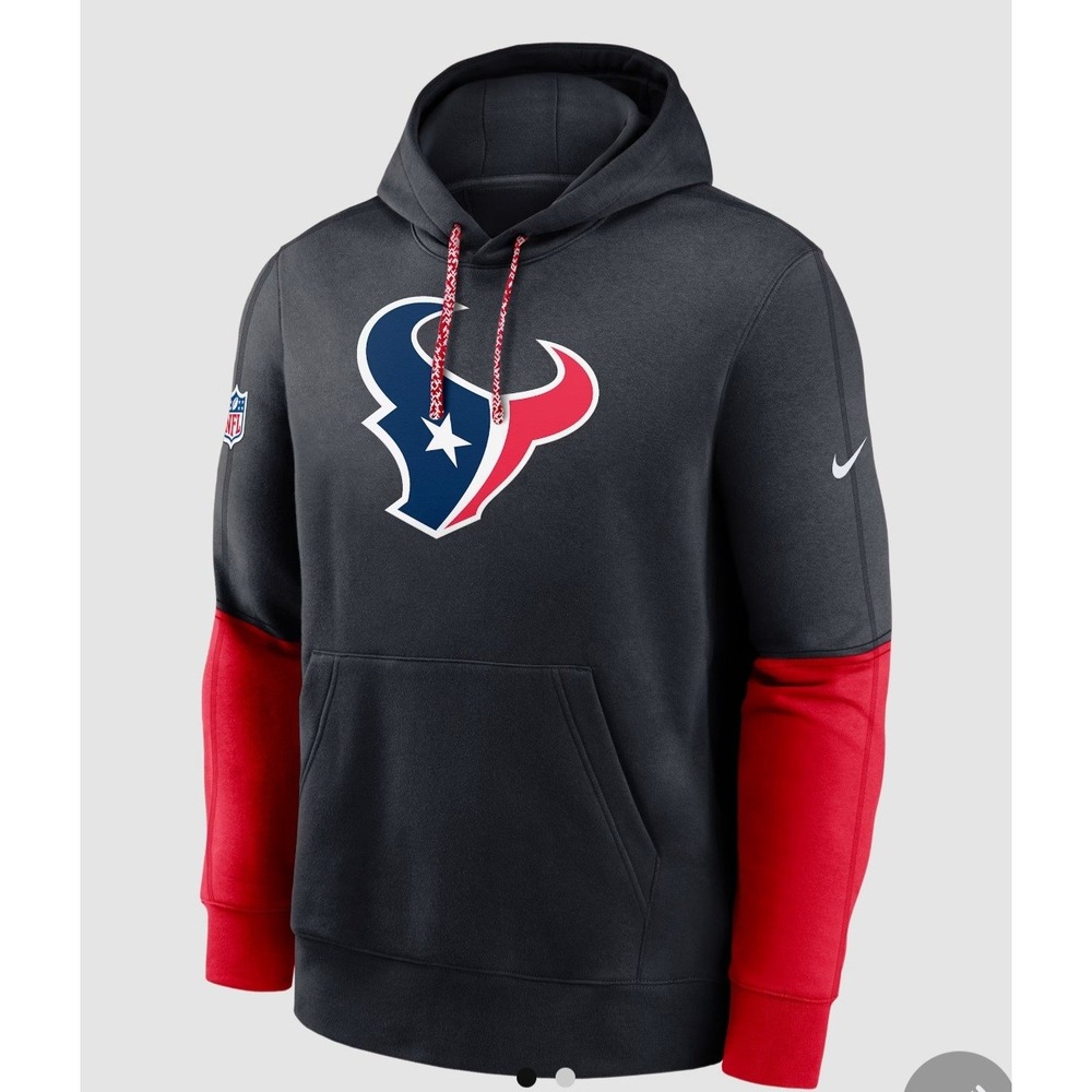 Nike NFL Houston Texans Mens Size S‎ Small Football Hoodie Hooded Sweatshirt